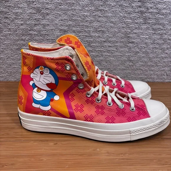 Converse Chuck 70 Hi Doraemon Habanero Gold A15790C Men's 10.5 Limited Edition - Picture 4 of 7